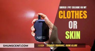 Where to Spray Cologne: Skin vs. Clothes