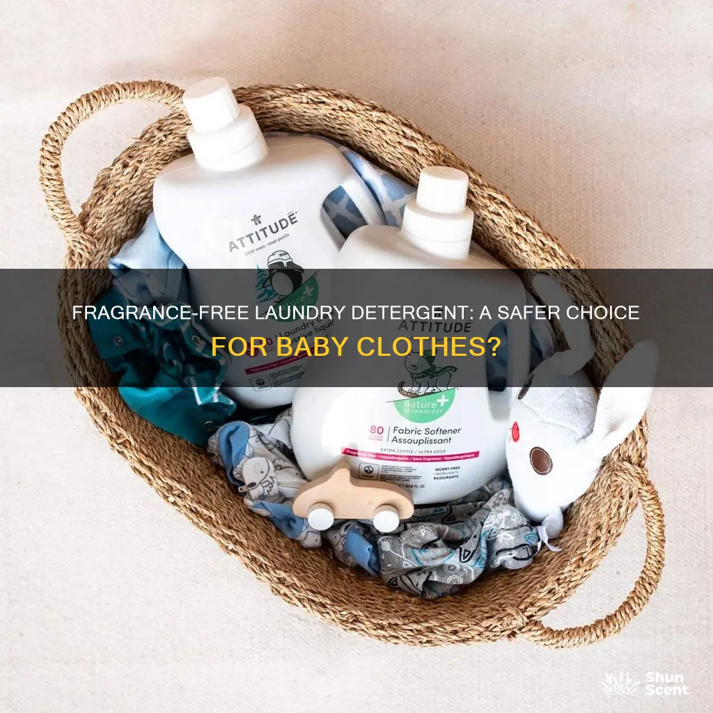 should i use fragrance free laundry detergent for babies