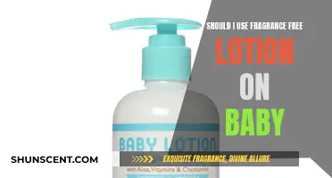 Fragrance-Free Lotion: A Gentle Choice for Your Baby's Skin