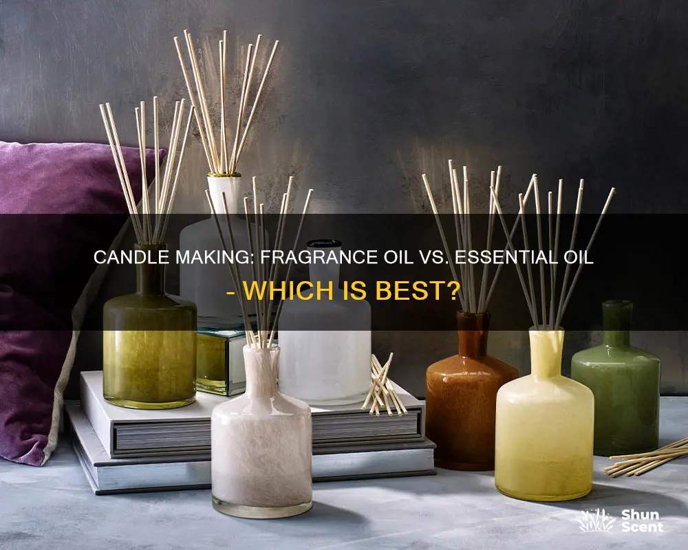 should i use fragrance oil or essential oil for candles