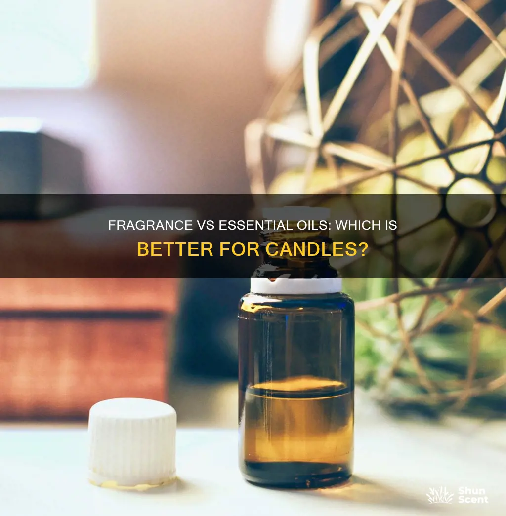 should i use fragrance oil or essential oil for candles