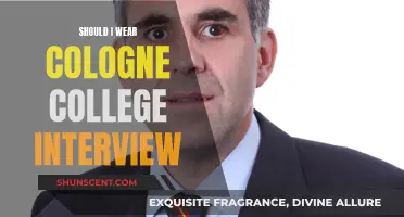 Cologne and College Interviews: To Wear or Not?