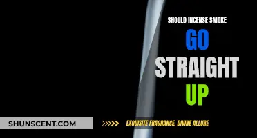 Incense Smoke: Straight Up or Not?