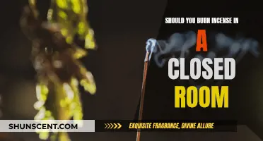 Incense Burning: Open or Closed Room?
