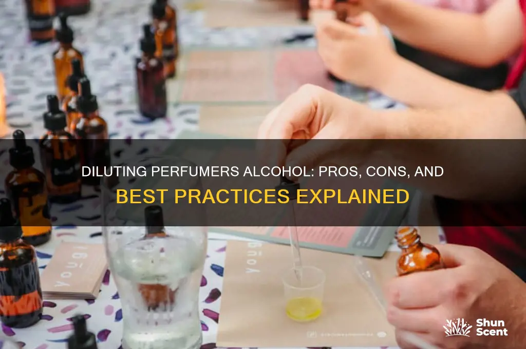 should you dilute perfumers alcohol