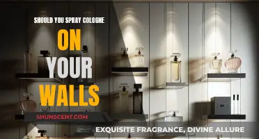 Why You Shouldn't Spray Cologne on Your Walls