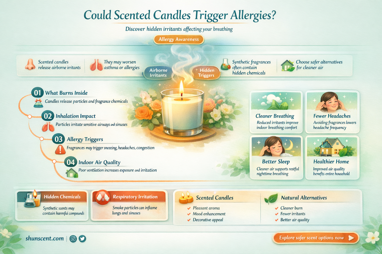 am i allergic to scented candles