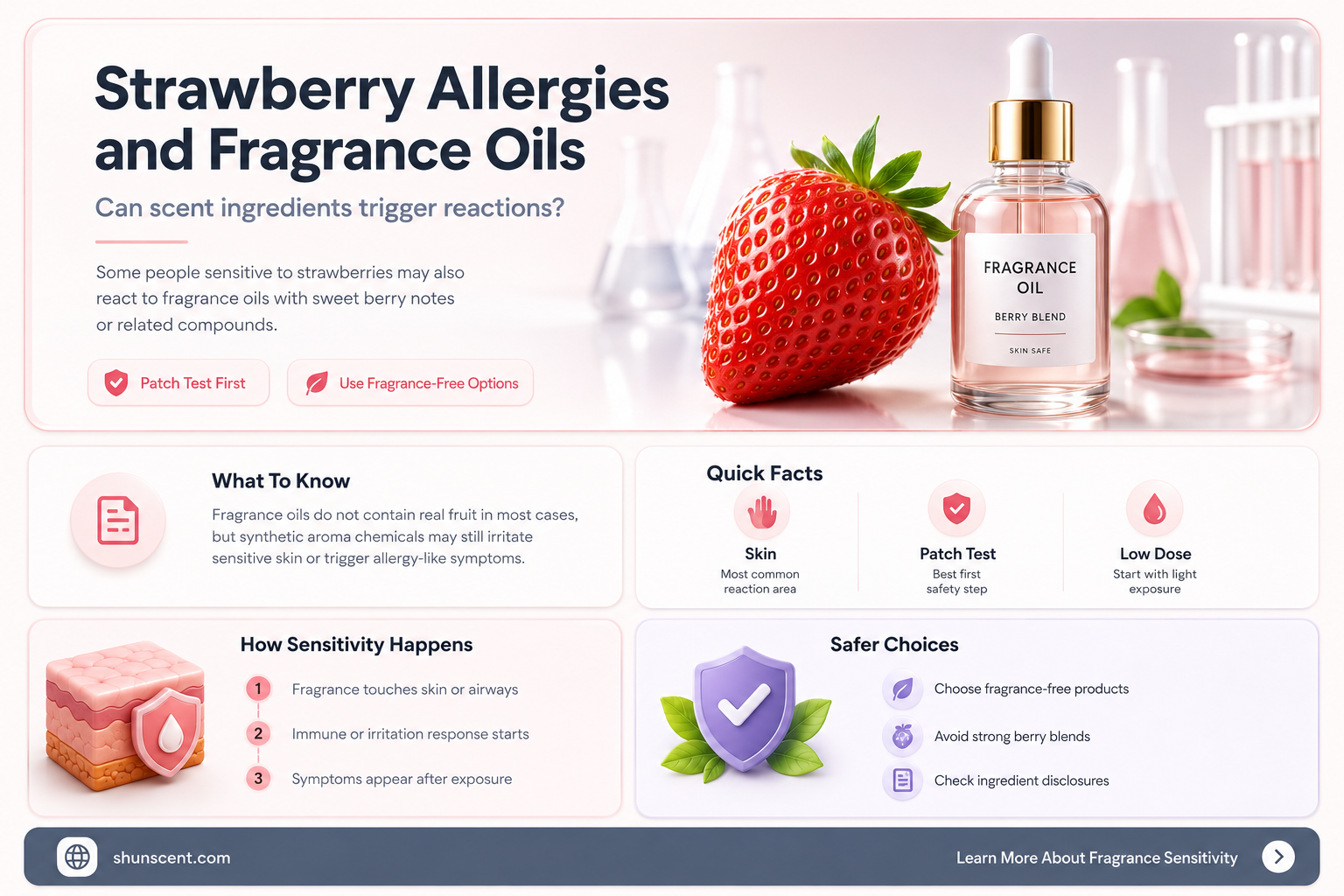 are people allergic to strawberry allergic to fragrance oil