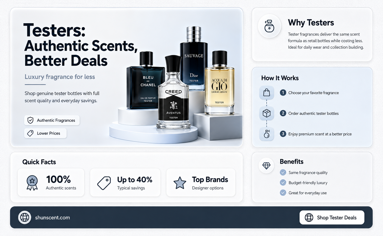 are perfume testers authentic