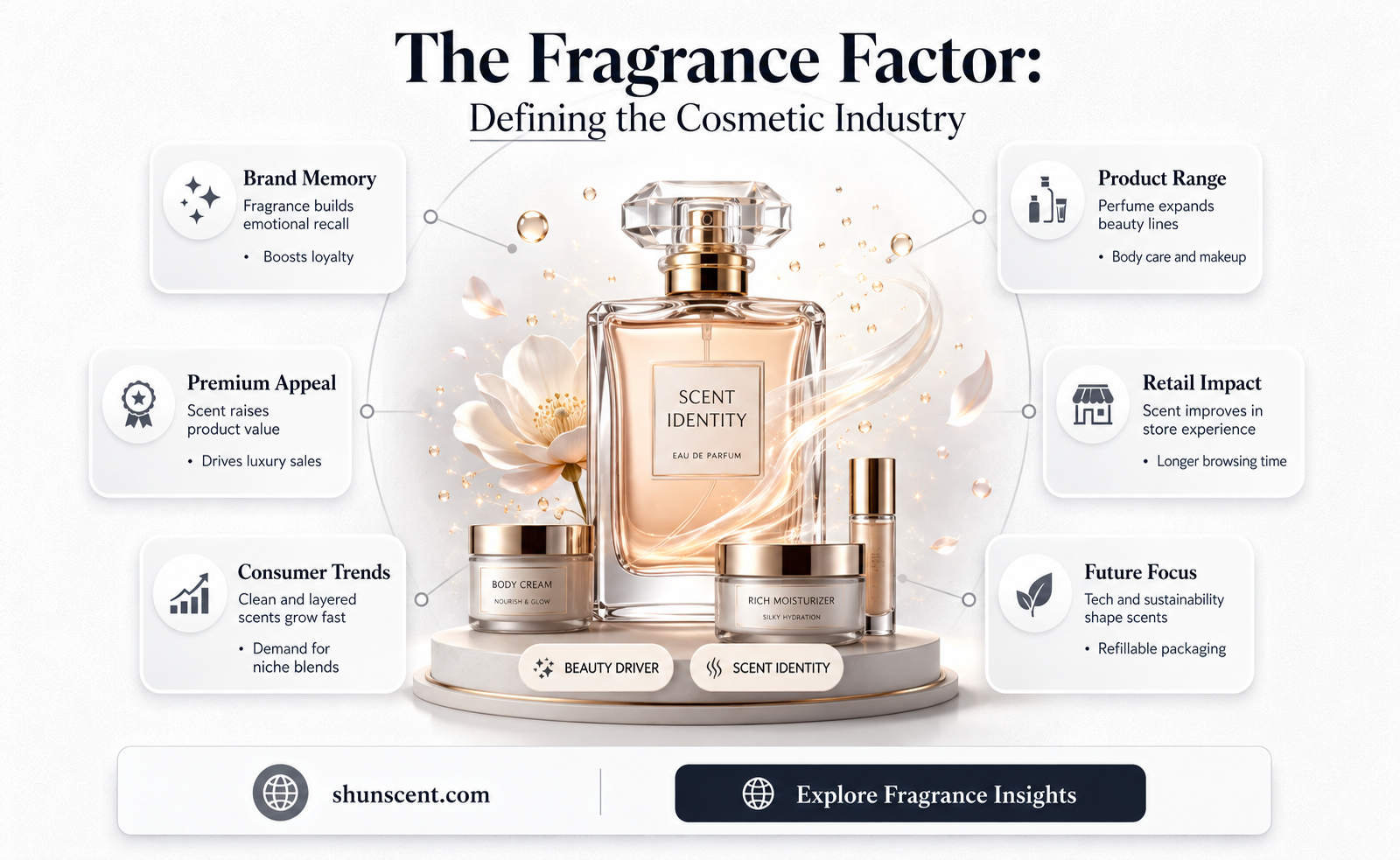 are perfumes included in the cosmetic industry
