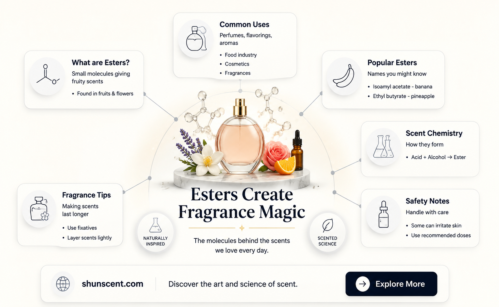 are esters known for pleasant fragrances