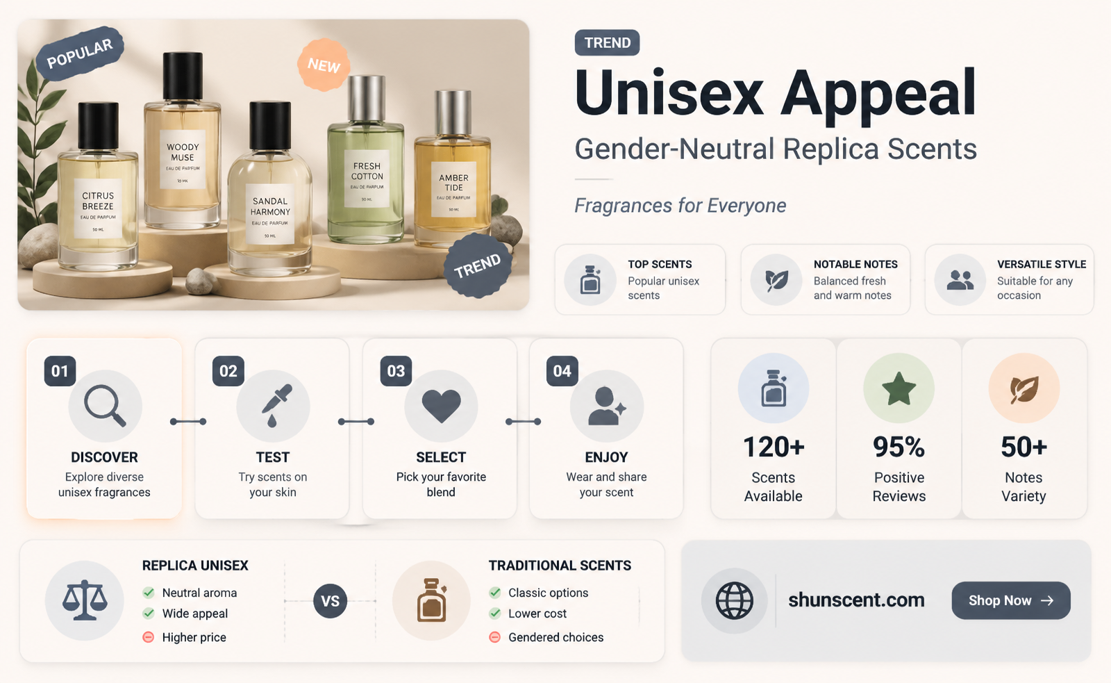 are replica scents unisex