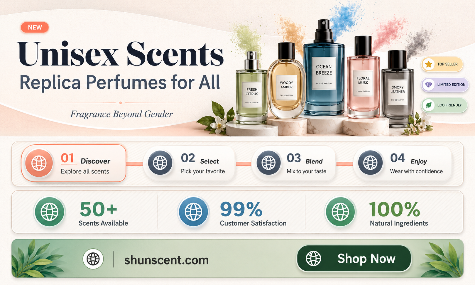 are replica perfumes unisex