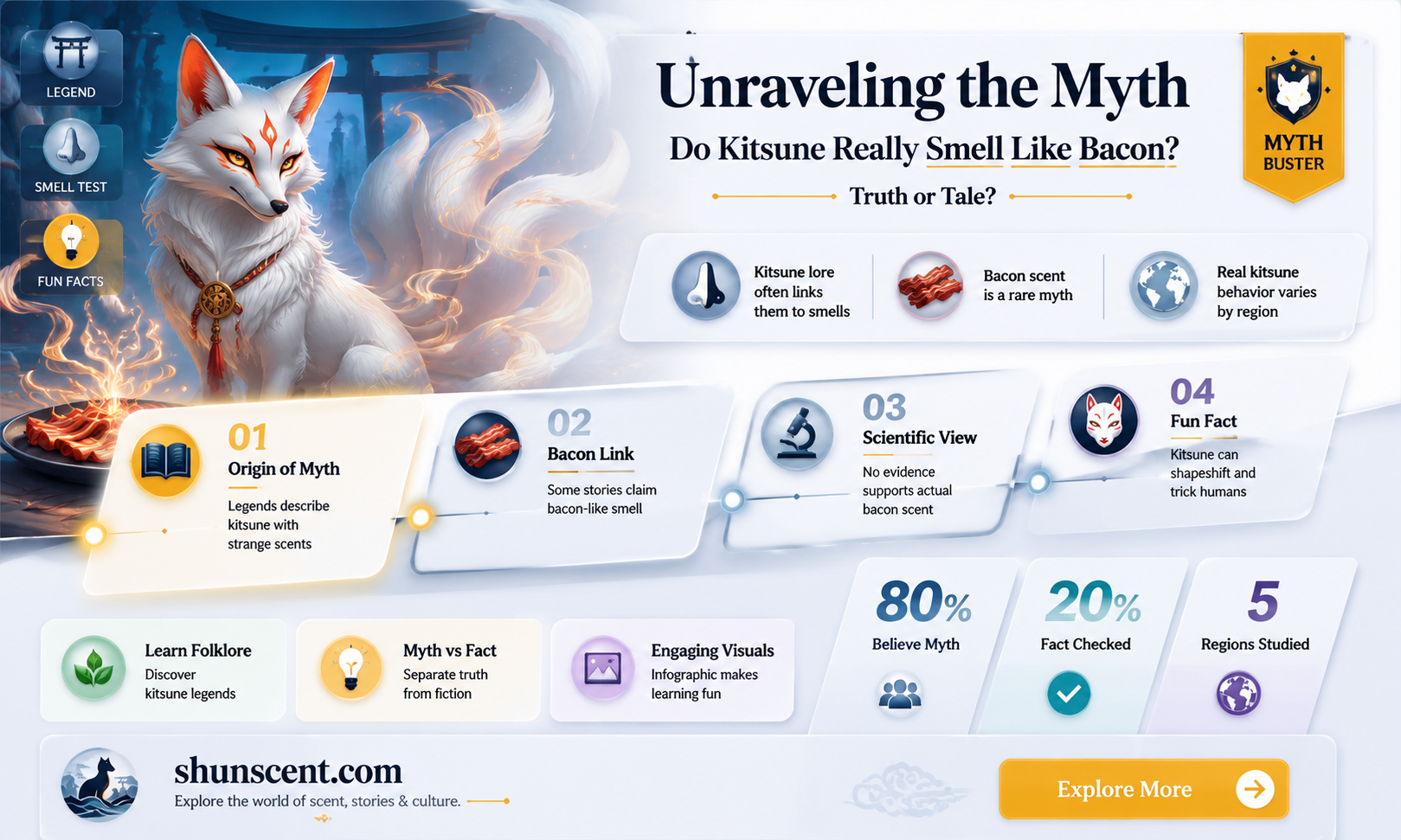 are kitsune bacon scented