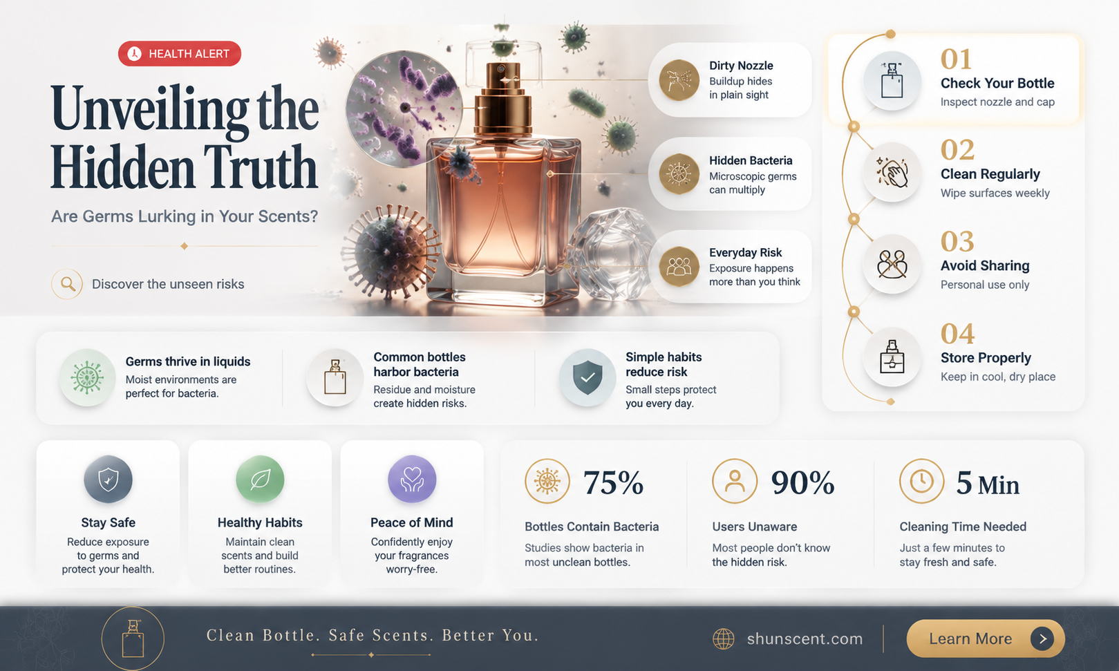 are germs in scents