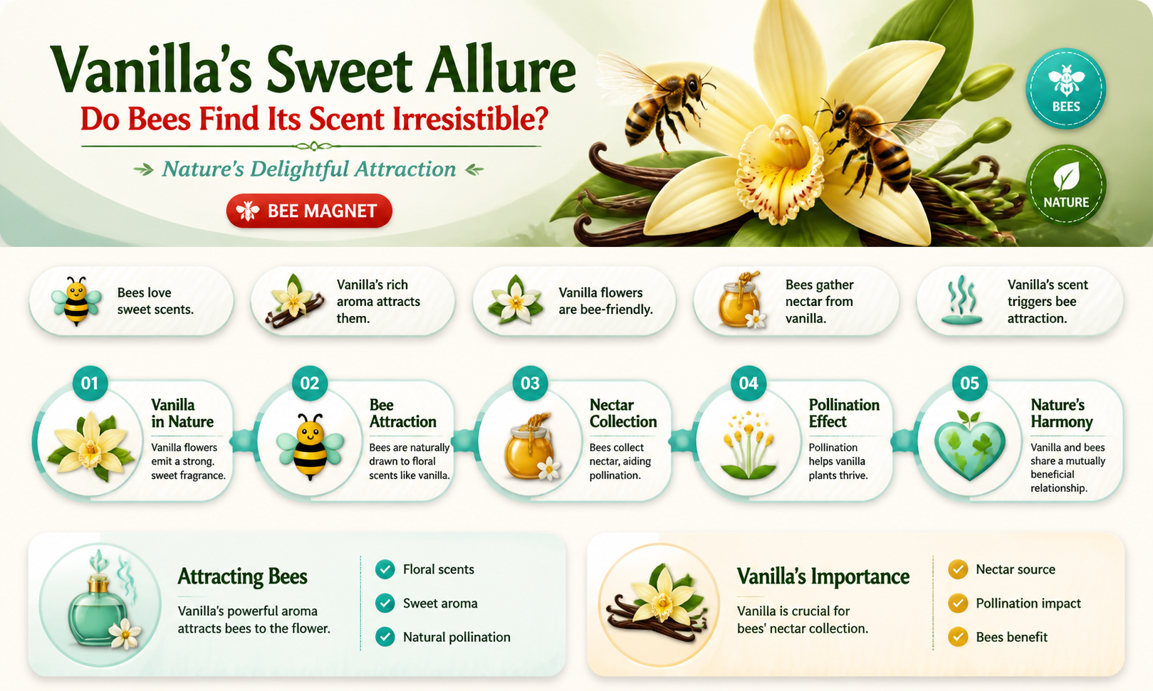 are bees attracted to vanilla scent