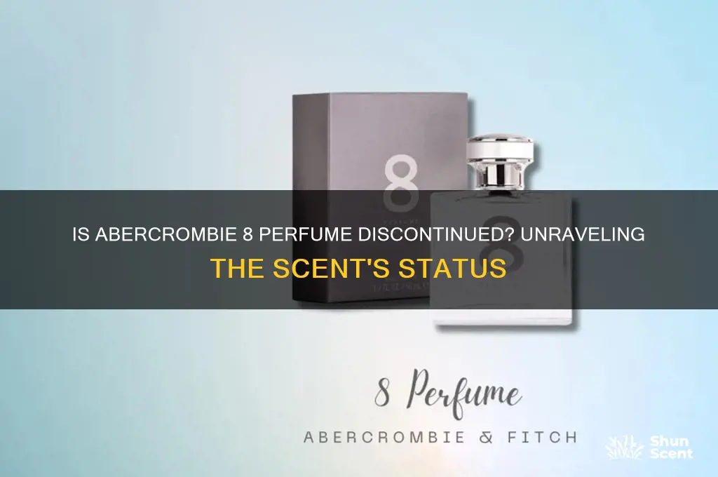was abercrombie 8 perfume discontinued