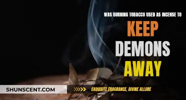 Burning Tobacco Incense: Keeping Demons at Bay?