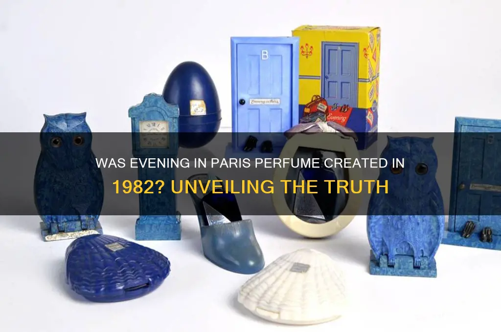 was evening in paris perfume made in 1982