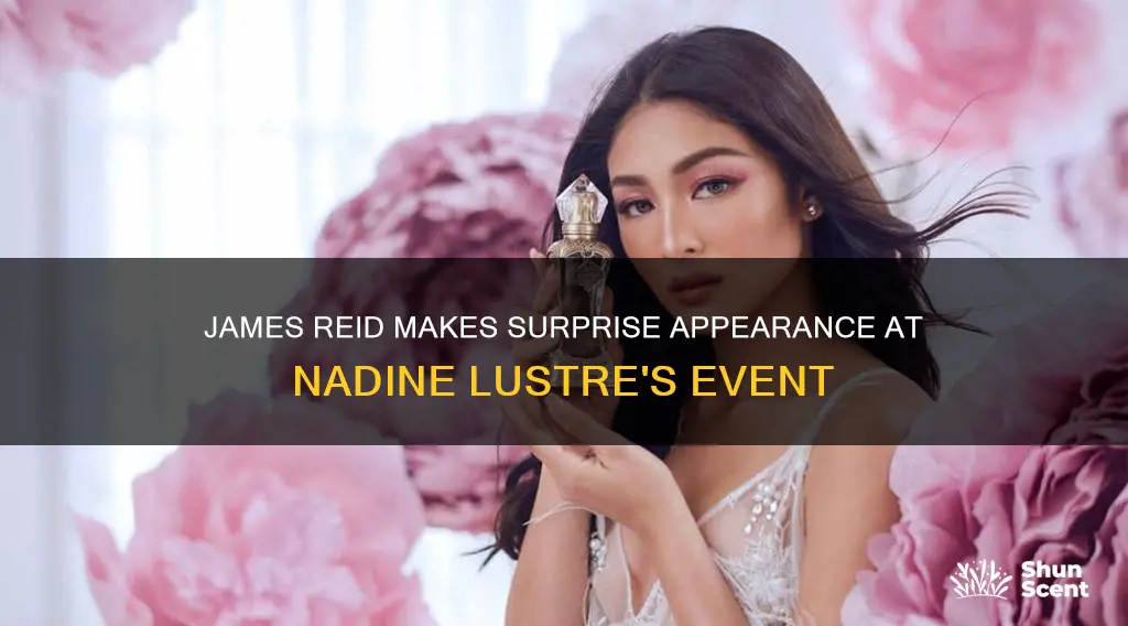 was james reid at nadine lustres fragrance launch
