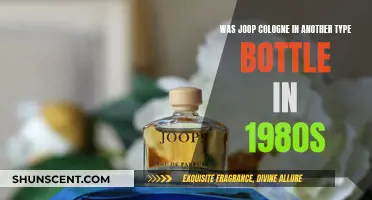 Joop Cologne: A Different Bottle in the 1980s?