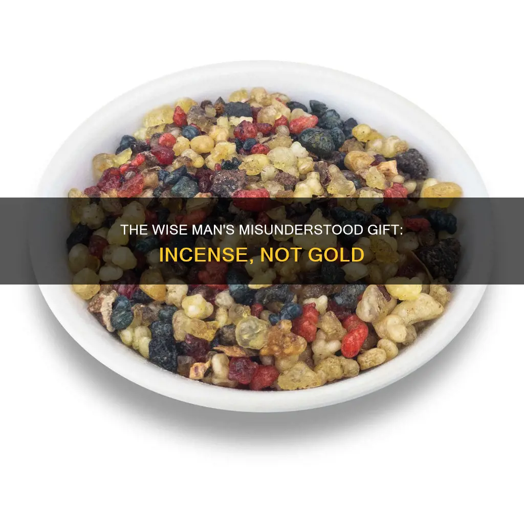 was the wise mans gold actually an incense