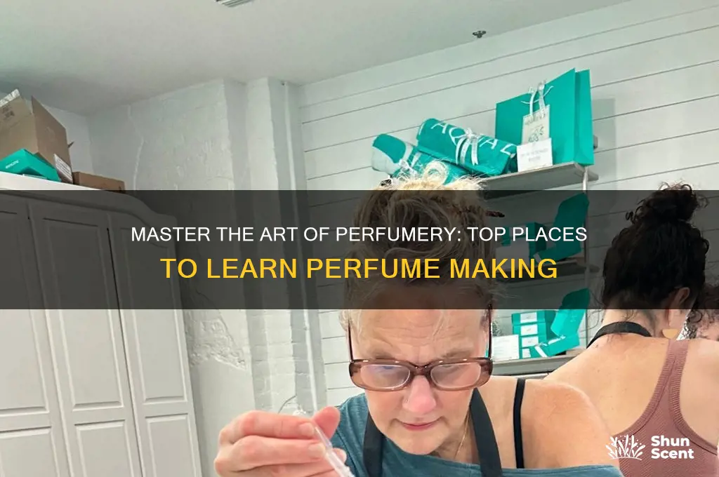 were to learn making perfumes