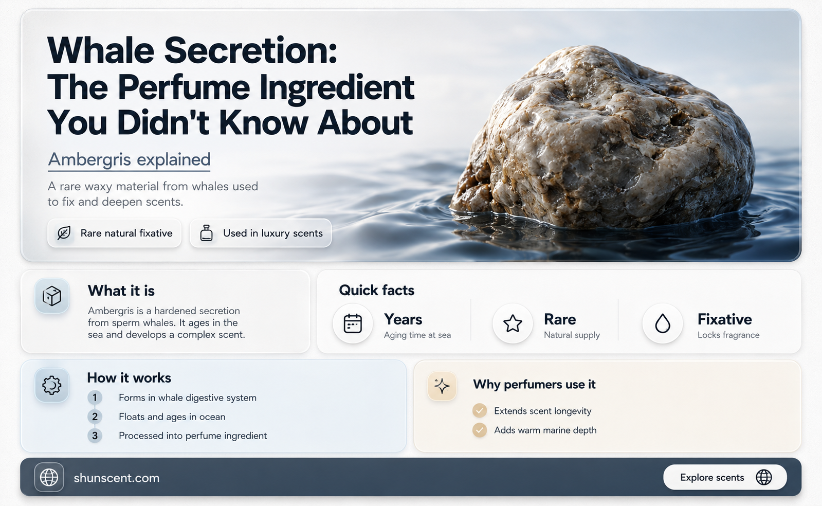 are perfumes made from whale