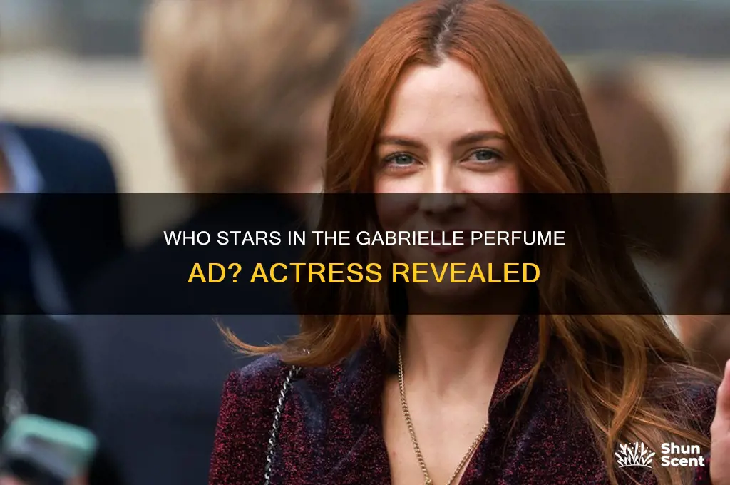 what actress is doing the gabrielle perfume ad
