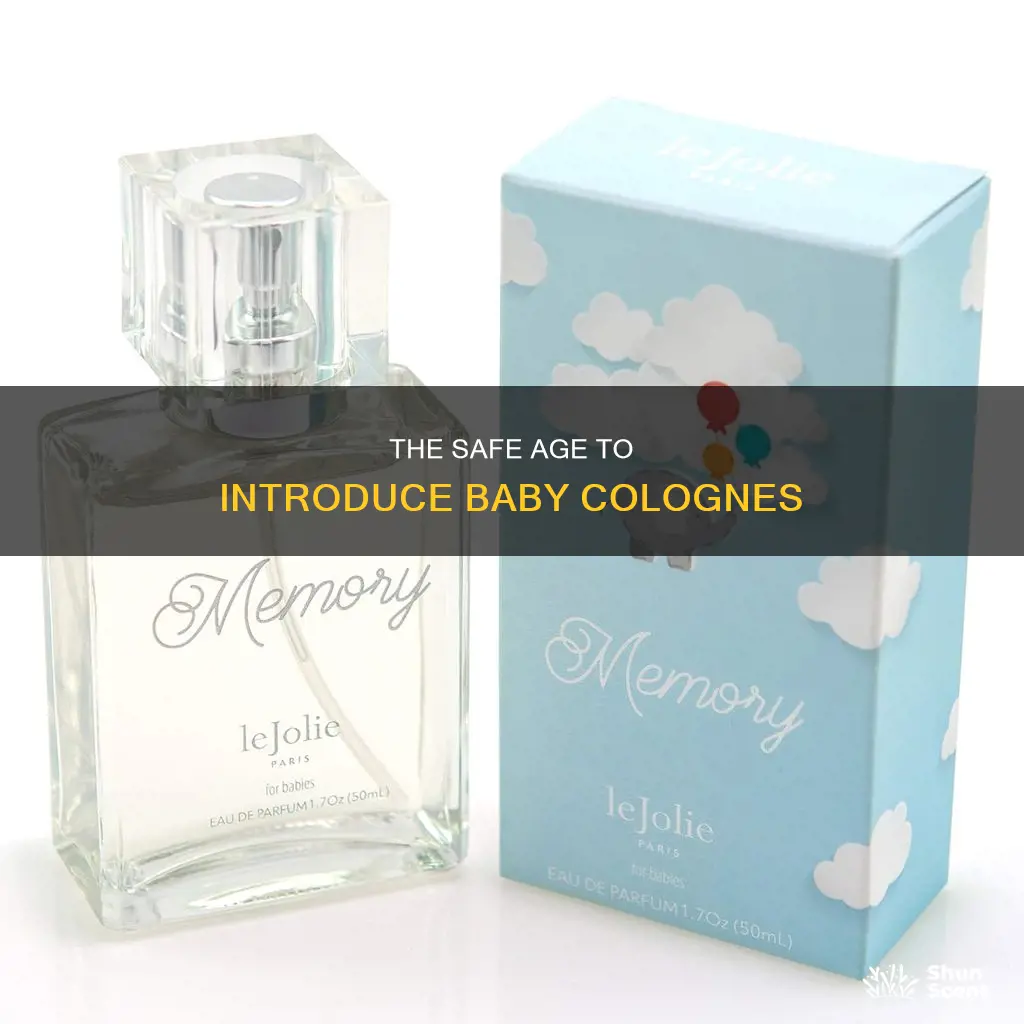 what age can baby use cologne