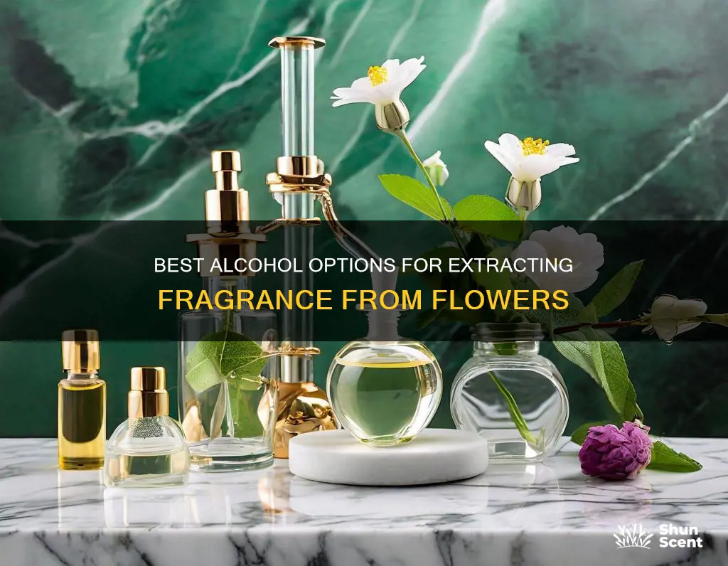 what alcohol to extract fragrance from flower