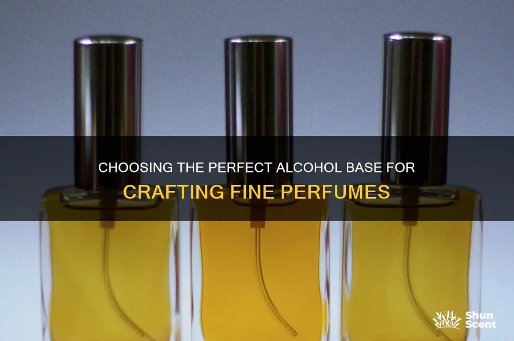 what alcohol to use for perfume making
