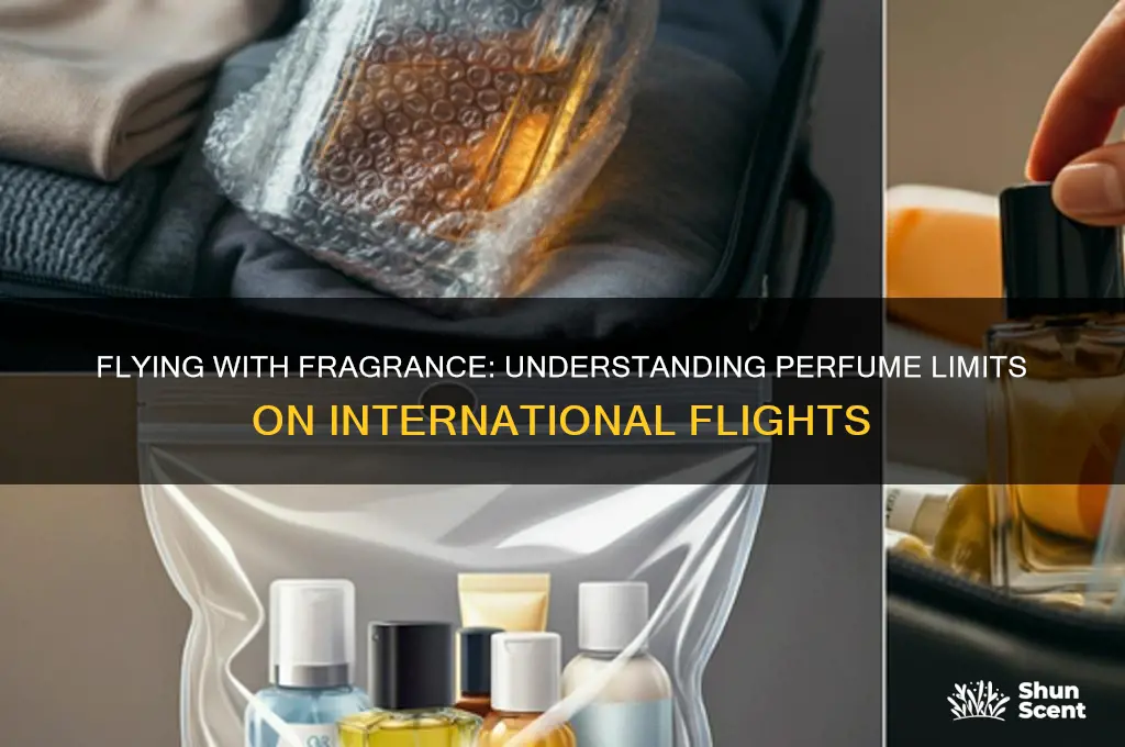 what amount of perfume allowed on flights