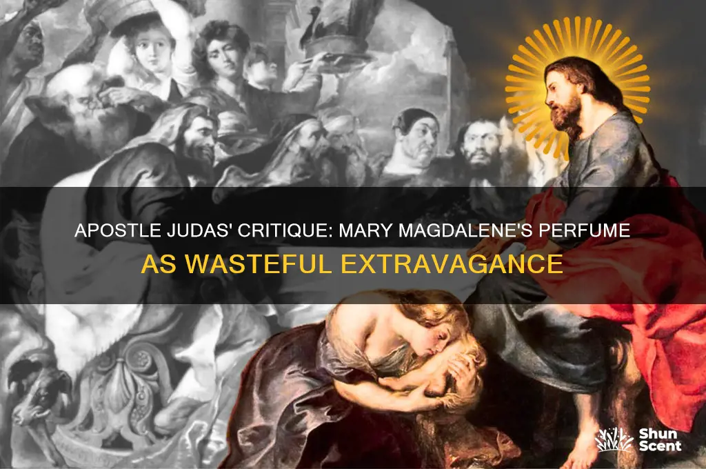 what apostle thought that mary magdalene was wasting the perfume