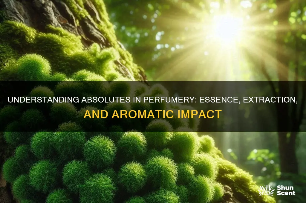 what are absolutes in perfume