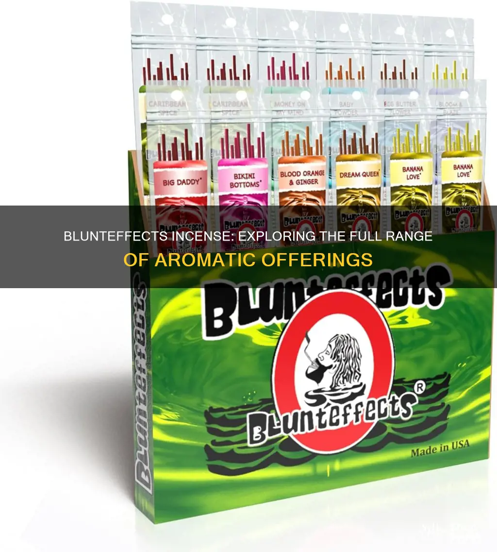what are all the incense from blunteffects