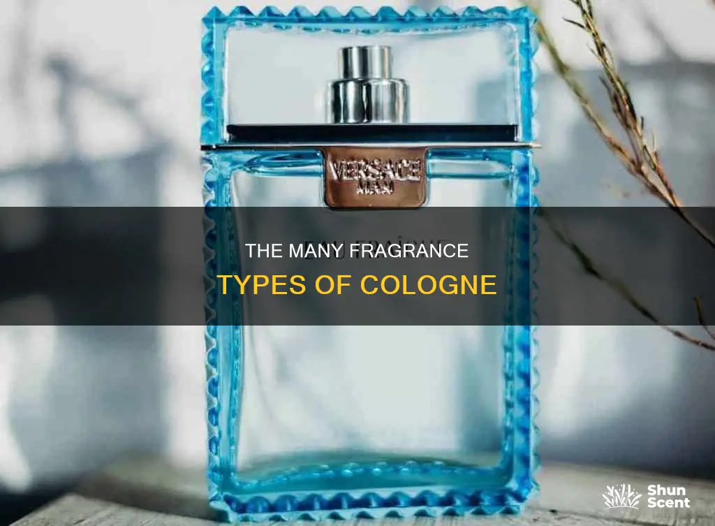 what are cologne fragrance types