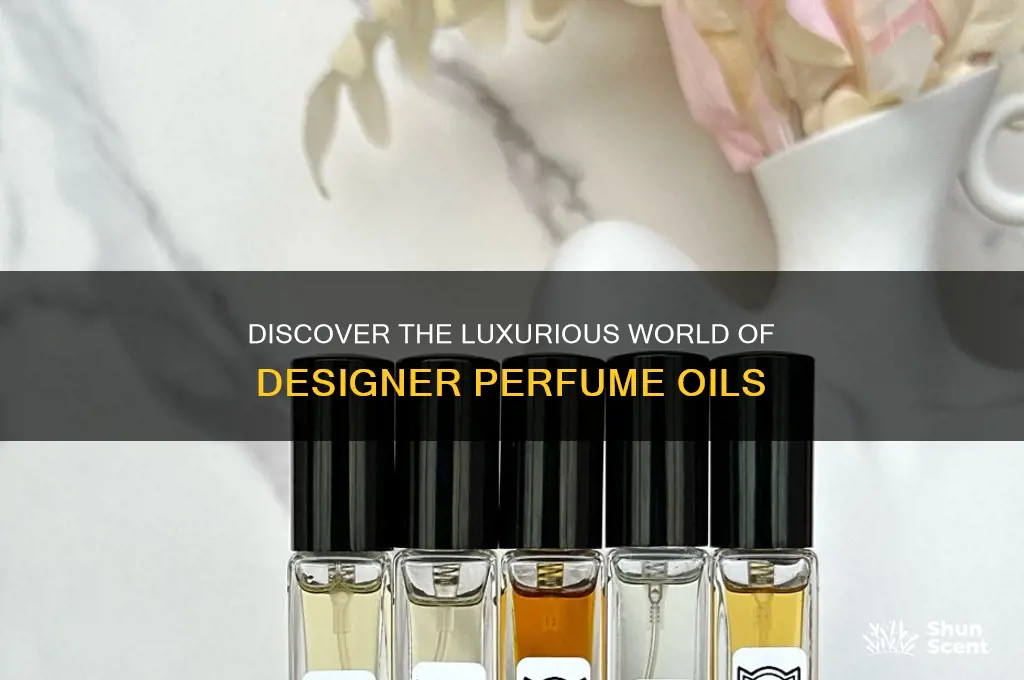 what are designer perfume oils