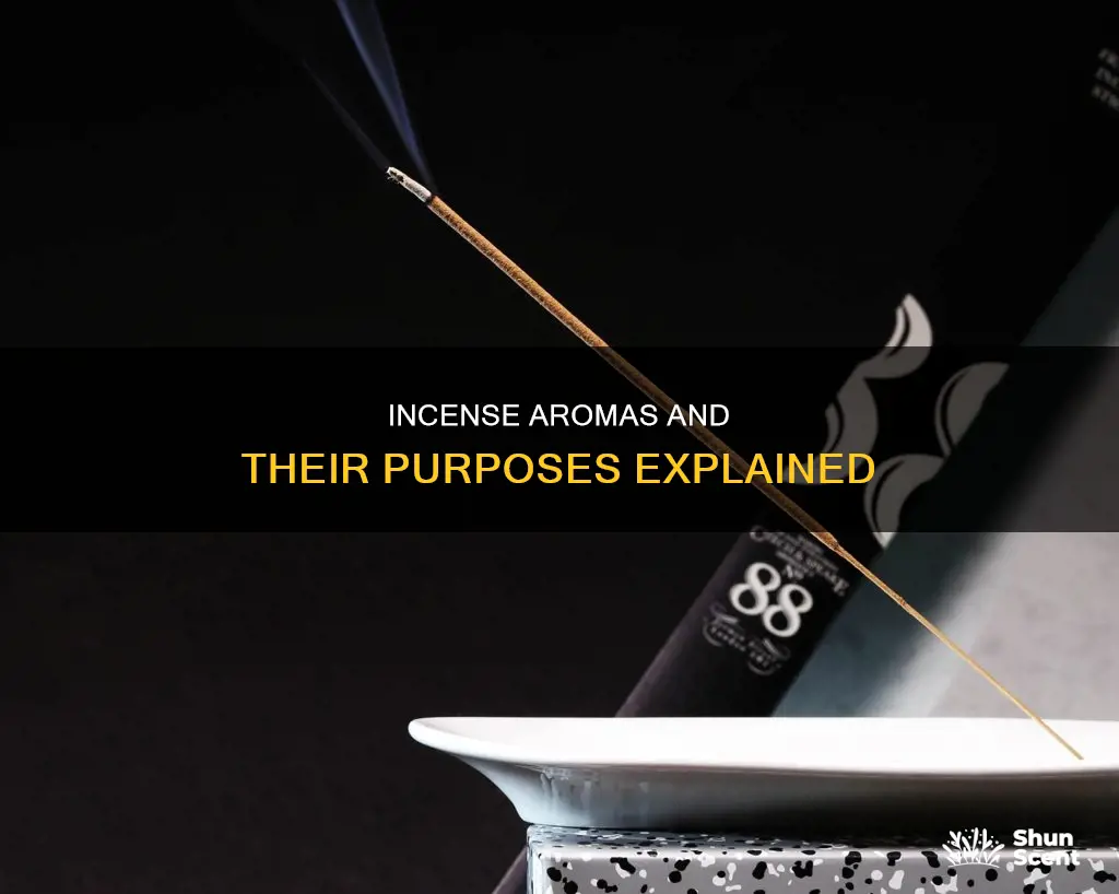 what are different incense used for