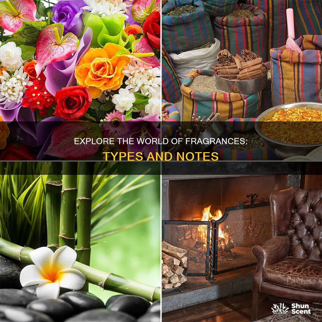 what are different types of fragrances