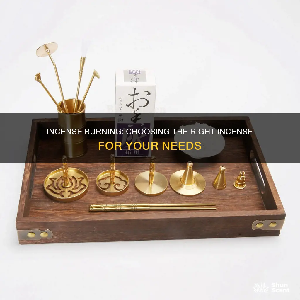 what are good for burning incense