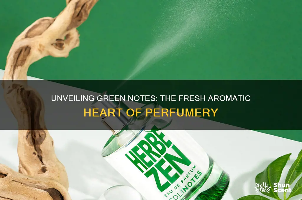 what are green notes in perfume