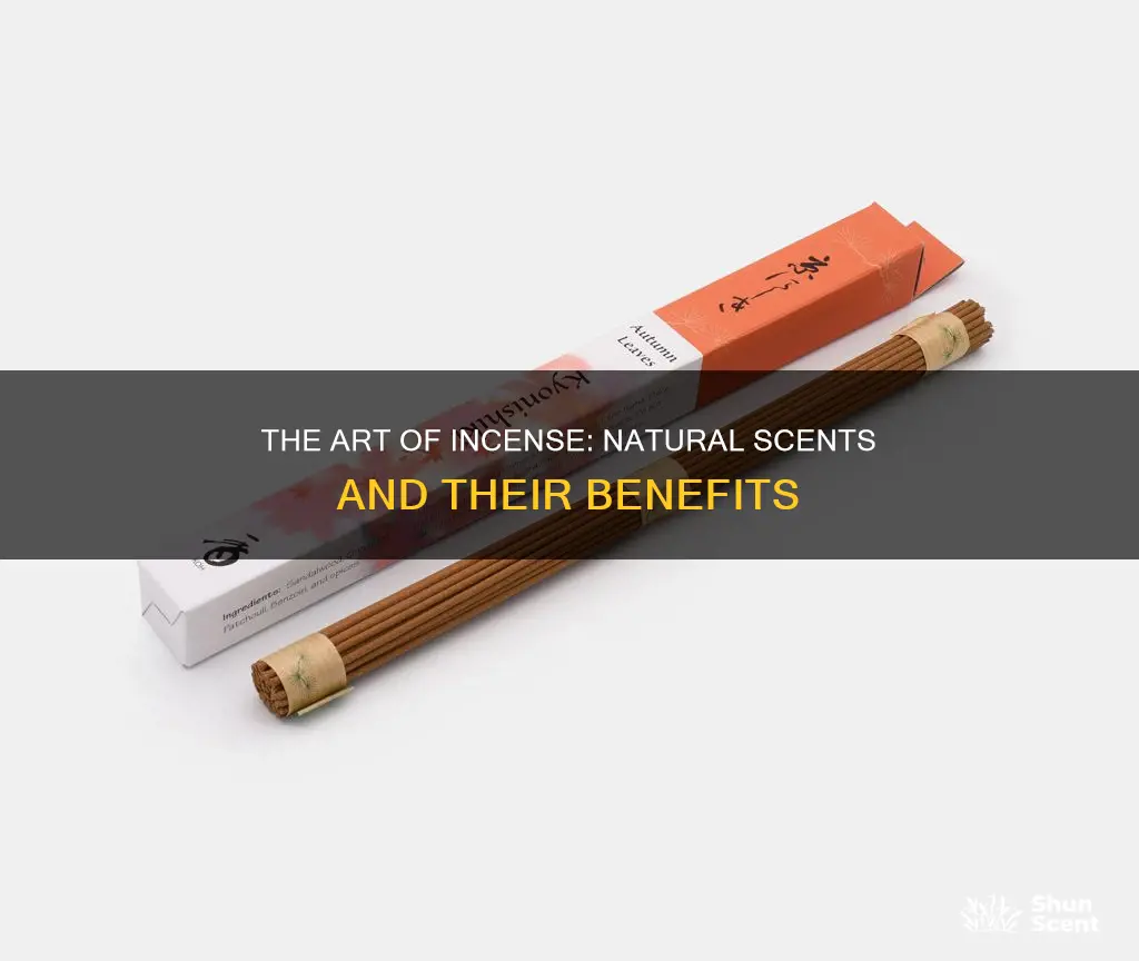 what are incense sticks made of
