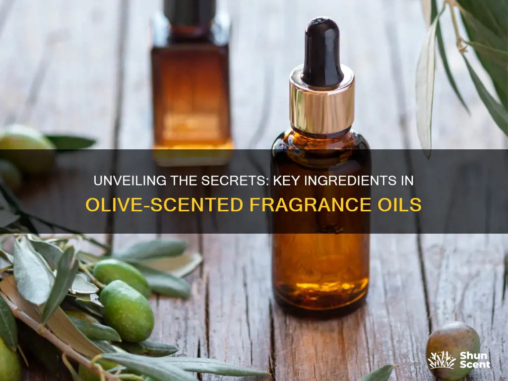 what are ingredients of olive fragrance oils