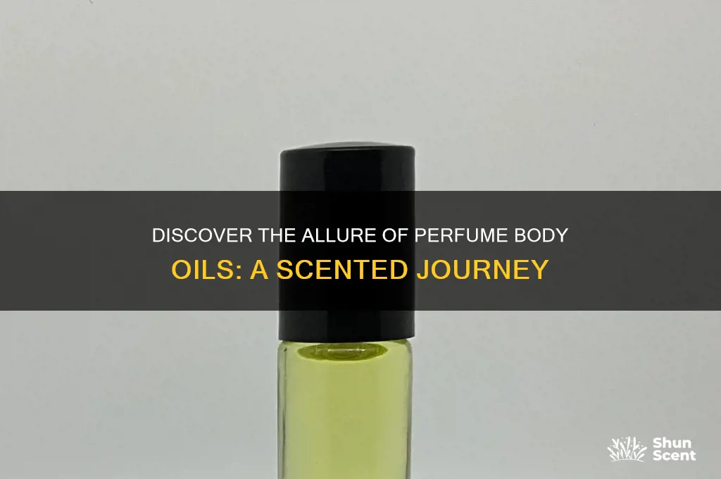 what are perfume body oils