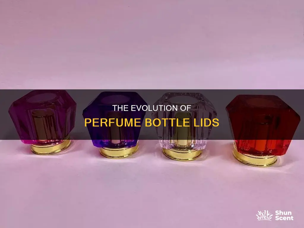 what are perfume bottle lids made of