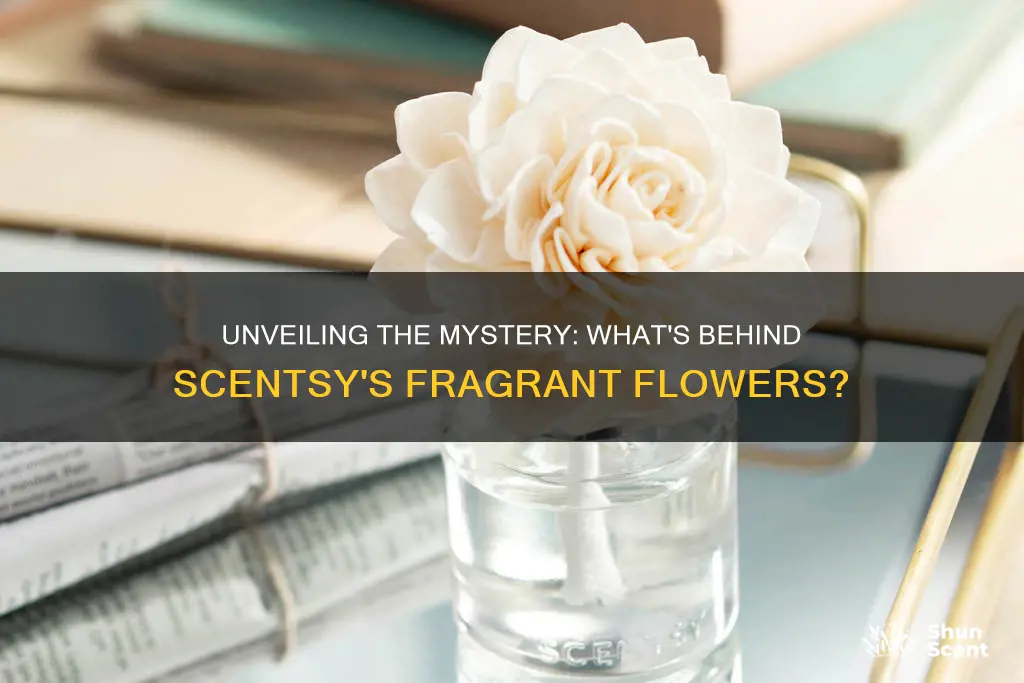 what are scentsy fragrance flowers made of