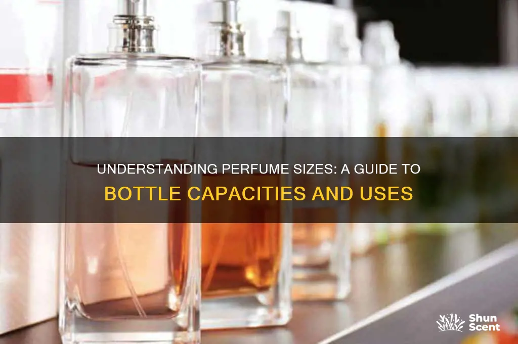 what are sizes of perfume