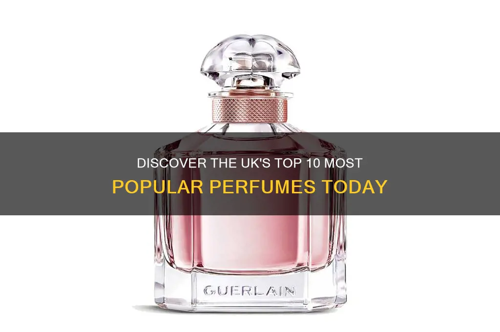 what are the 10 most popular perfumes uk