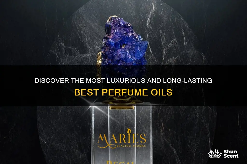 what are the best perfume oils